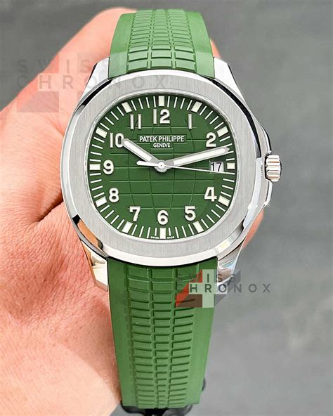 green patek philippe price|Patek Philippe aquanaut white strap.